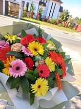 Букет цветов из:  Герберы #REPLACE_PRED# Алагире