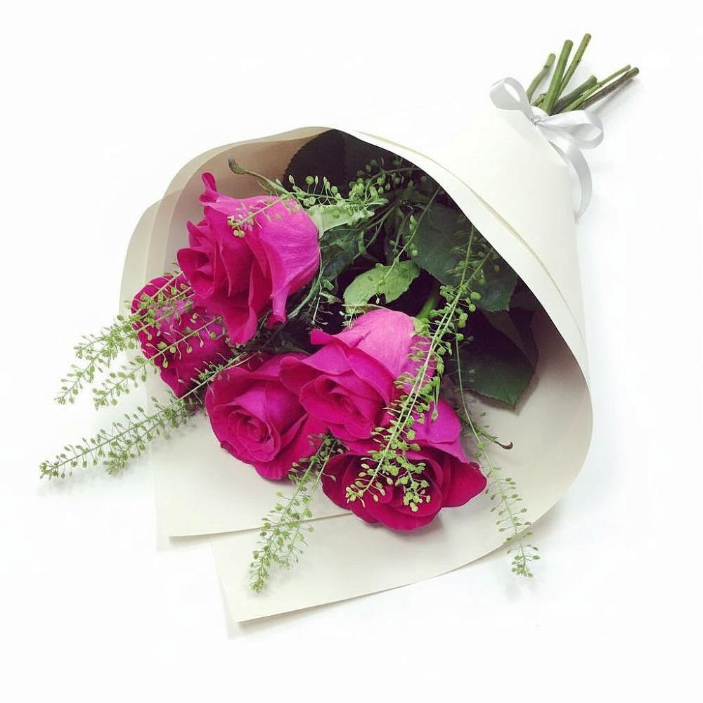 Букет ярко-розовый в Алагире Букет цветов из: Розы в Алагире