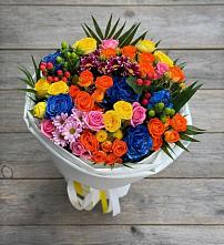 Букет цветов из:  Розы и Хризантемы в Алагире