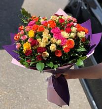 Букет Микс из разноцветных кустовых роз #REPLACE_PRED# Алагире