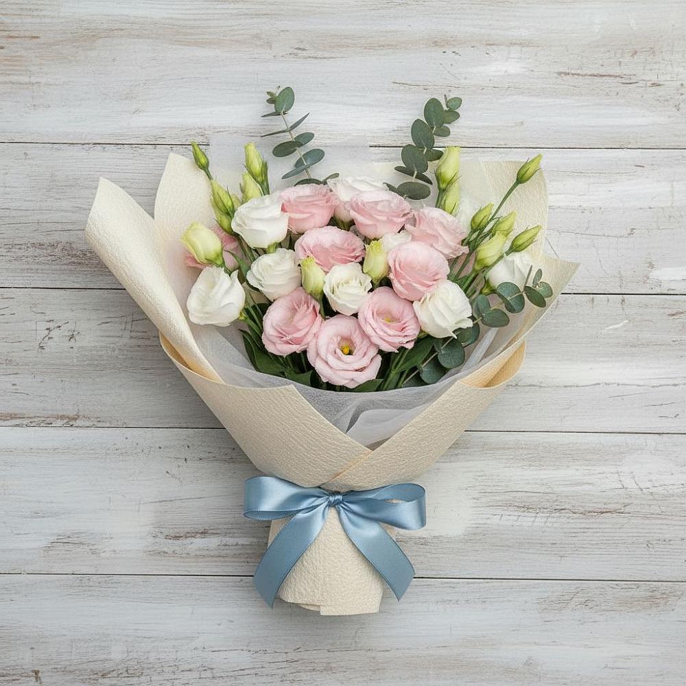 Букет цветов из: Лизиантусы в Алагире